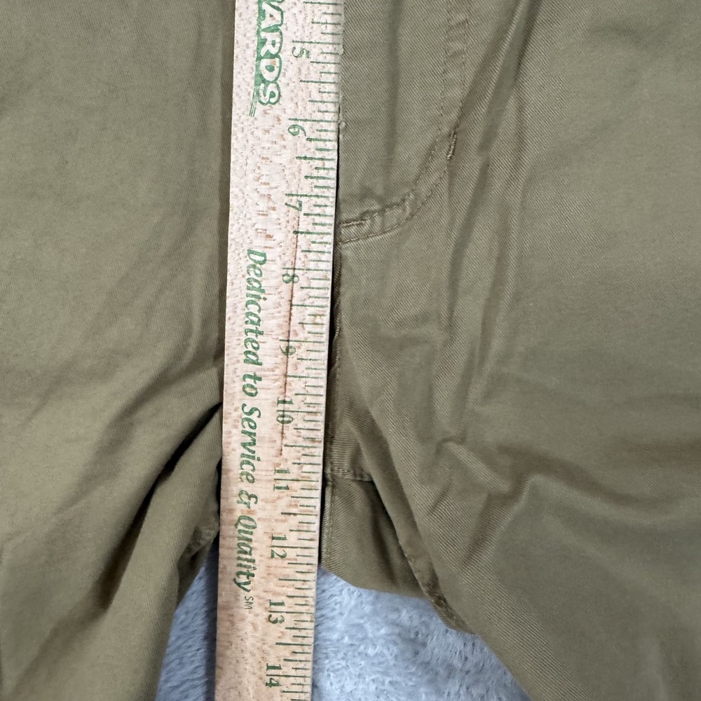 NWT American Eagle Shorts Mens 28x12 Brown Flat Front Chino Longer Length Flex - Picture 13 of 15